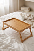 wooden bed table