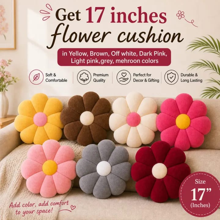 flower soft cushion