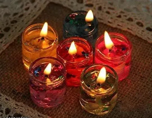 jelly decor candle