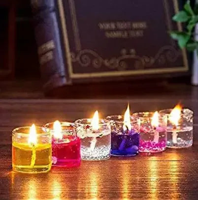jelly decor candle