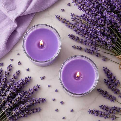 Lavender candle