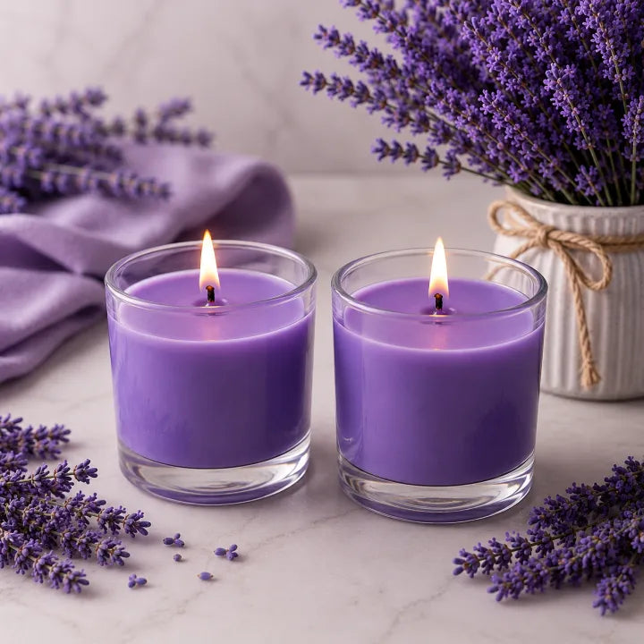 Lavender candle