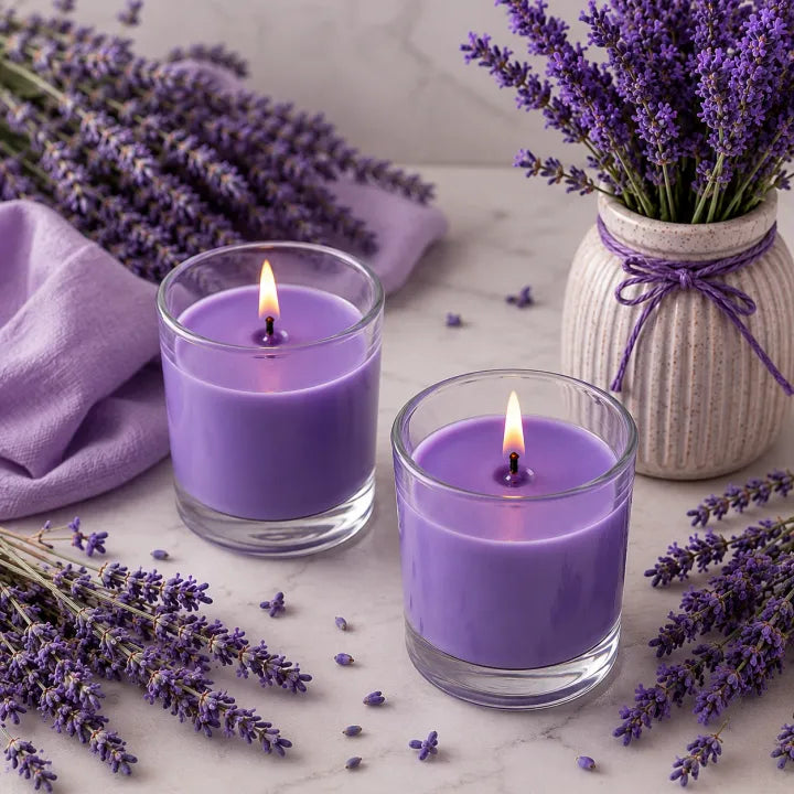 Lavender candle