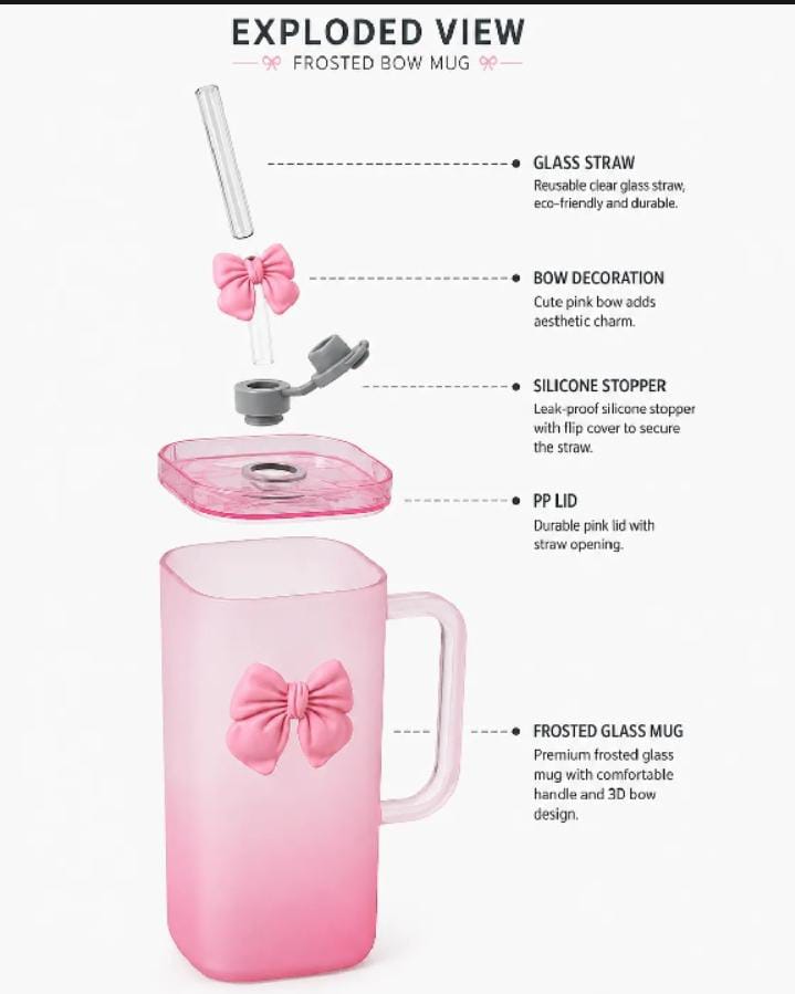 cute frosted glass tumbler