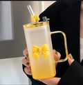 cute frosted glass tumbler