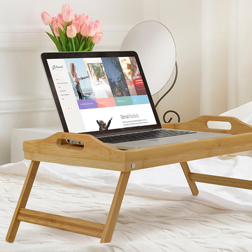 wooden bed table