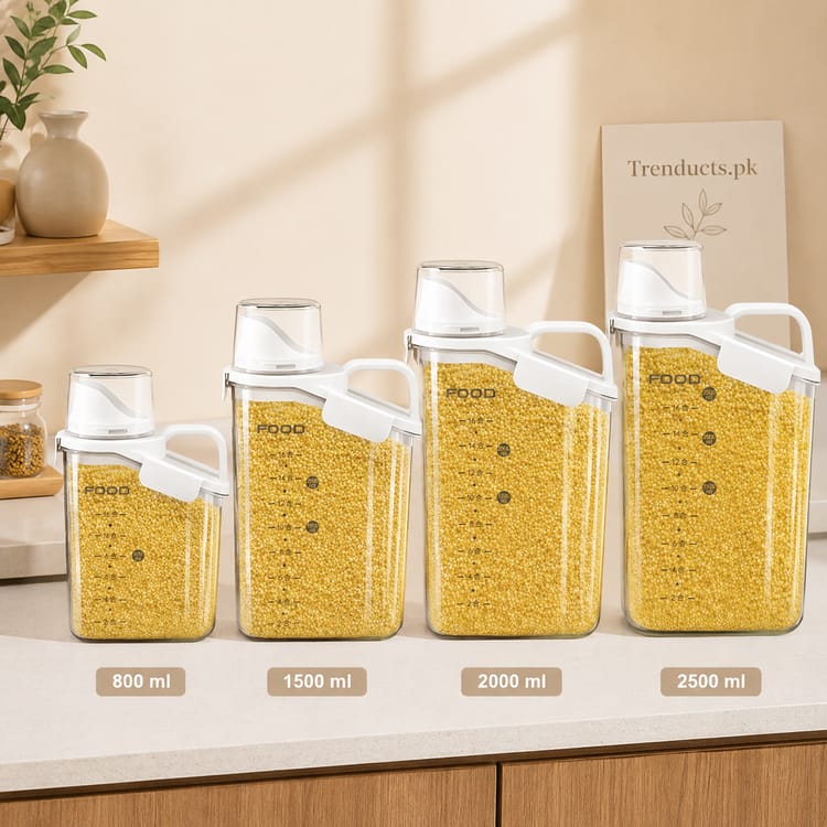 Cereal dispenser grain jar
